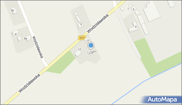 Studzionka, Wodzisławska, 11a, mapa Studzionka