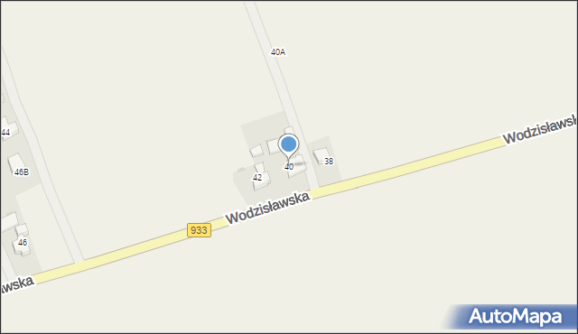 Studzionka, Wodzisławska, 40, mapa Studzionka