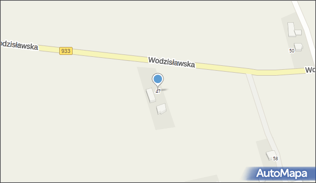 Studzionka, Wodzisławska, 47, mapa Studzionka