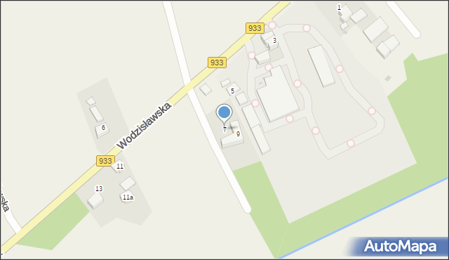 Studzionka, Wodzisławska, 7, mapa Studzionka