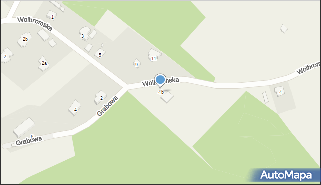 Suchacz, Wolbromska, 4b, mapa Suchacz