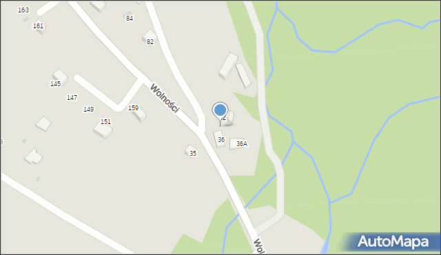 Sułkowice, Wolności, 34, mapa Sułkowice