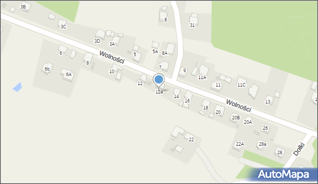 Sumina, Wolności, 12a, mapa Sumina