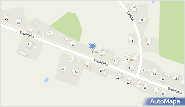 Sumina, Wolności, 3D, mapa Sumina