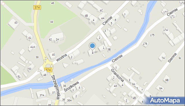 Świebodzice, Wodna, 4, mapa Świebodzice