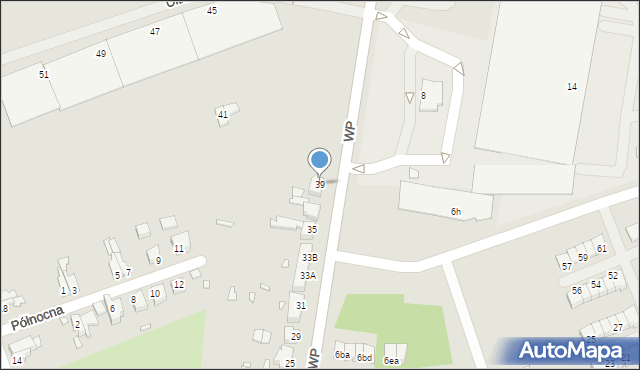 Świebodzin, Wojska Polskiego, 39, mapa Świebodzin
