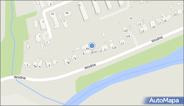 Świecie, Wodna, 9, mapa Świecie