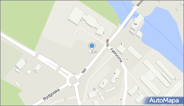 Świecie, Wojska Polskiego, 1, mapa Świecie