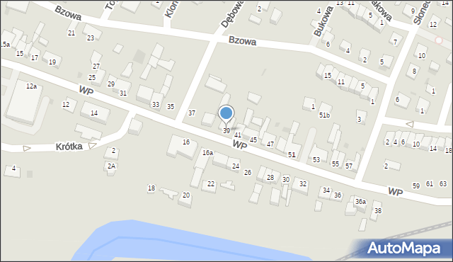 Świecie, Wojska Polskiego, 39, mapa Świecie