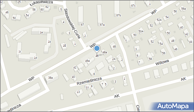 Świecie, Wojska Polskiego, 46, mapa Świecie