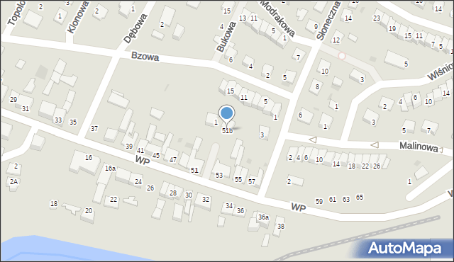 Świecie, Wojska Polskiego, 51b, mapa Świecie