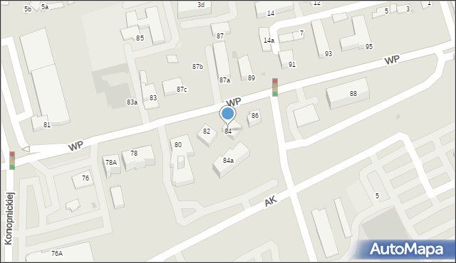 Świecie, Wojska Polskiego, 84, mapa Świecie