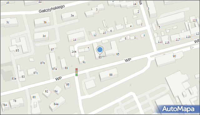 Świecie, Wojska Polskiego, 93, mapa Świecie