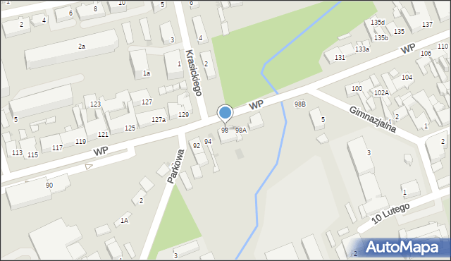 Świecie, Wojska Polskiego, 98, mapa Świecie