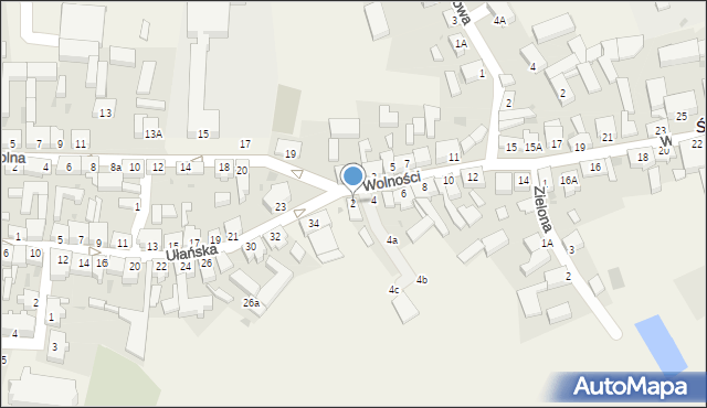 Święciechowa, Wolności, 2, mapa Święciechowa