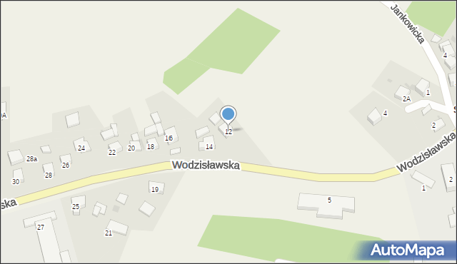 Świerklany, Wodzisławska, 12, mapa Świerklany