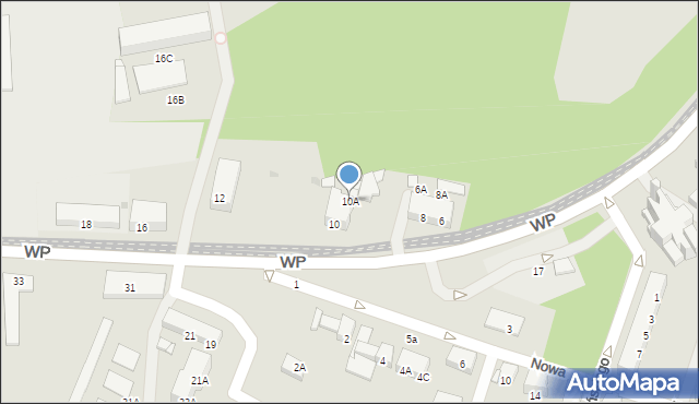 Świętochłowice, Wojska Polskiego, 10A, mapa Świętochłowice