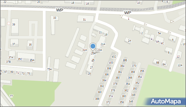 Świętochłowice, Wojska Polskiego, 25A, mapa Świętochłowice