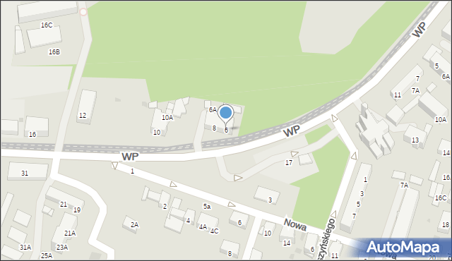 Świętochłowice, Wojska Polskiego, 6, mapa Świętochłowice