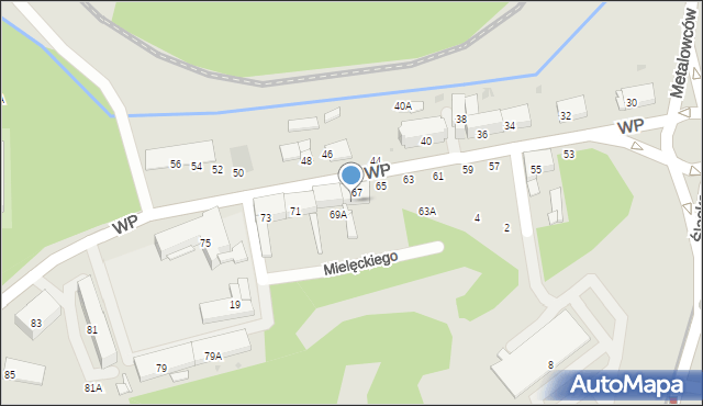 Świętochłowice, Wojska Polskiego, 69, mapa Świętochłowice