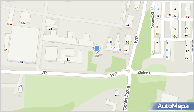 Świętochłowice, Wojska Polskiego, 80, mapa Świętochłowice