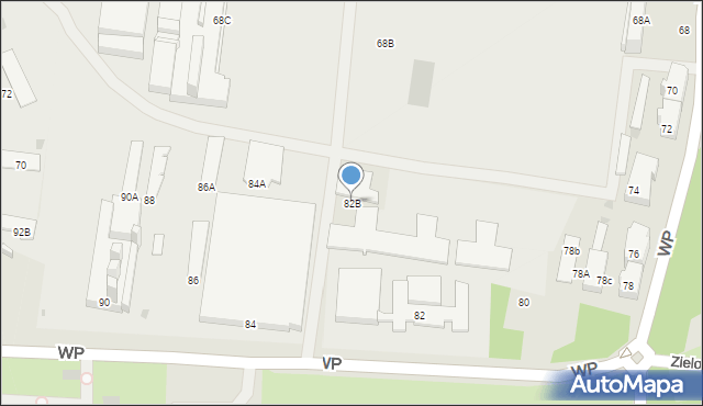 Świętochłowice, Wojska Polskiego, 82B, mapa Świętochłowice