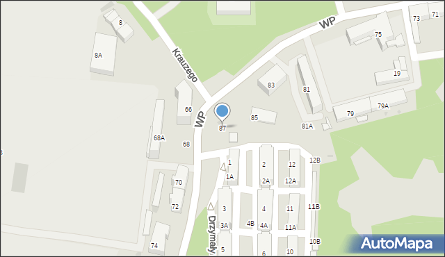 Świętochłowice, Wojska Polskiego, 87, mapa Świętochłowice