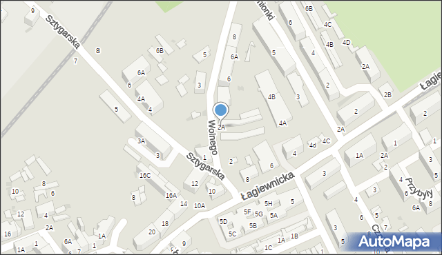 Świętochłowice, Wolnego Konstantego, 2A, mapa Świętochłowice