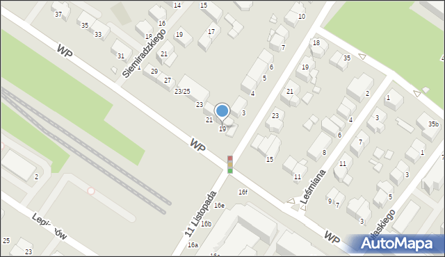 Świnoujście, Wojska Polskiego, 19, mapa Świnoujście