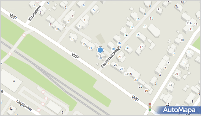 Świnoujście, Wojska Polskiego, 31, mapa Świnoujście