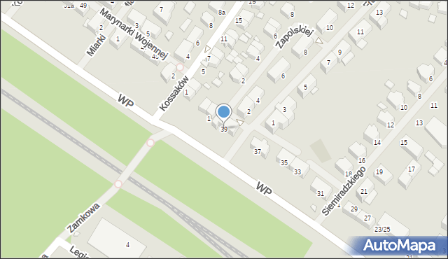 Świnoujście, Wojska Polskiego, 39, mapa Świnoujście