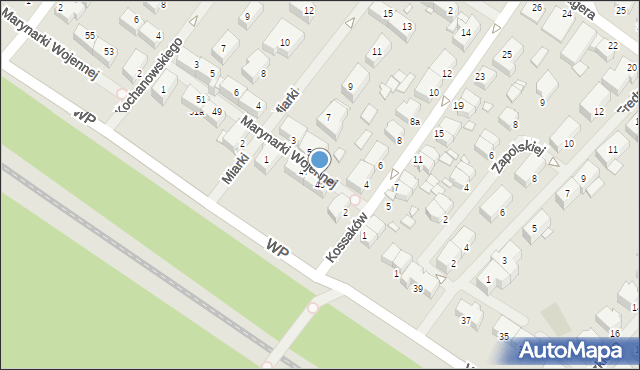 Świnoujście, Wojska Polskiego, 45, mapa Świnoujście