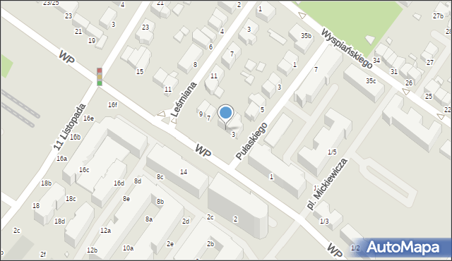 Świnoujście, Wojska Polskiego, 5, mapa Świnoujście