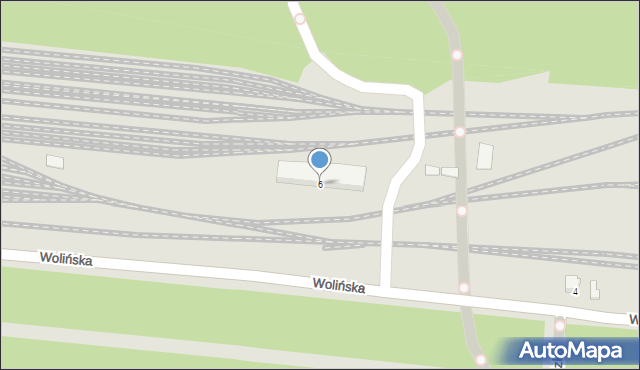 Świnoujście, Wolińska, 6, mapa Świnoujście