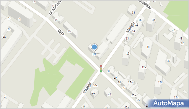 Świnoujście, Wojska Polskiego, 1/1, mapa Świnoujście