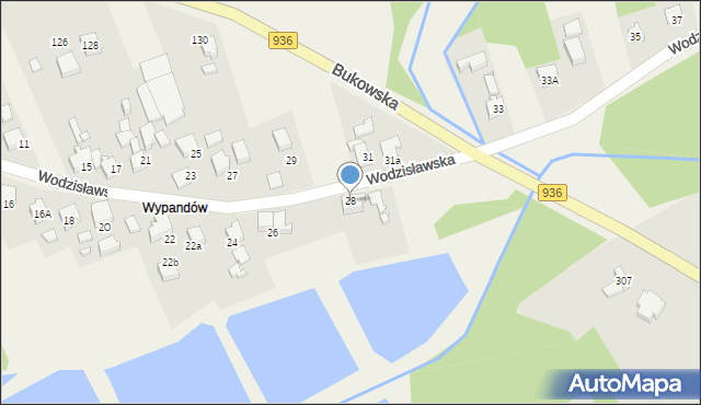 Syrynia, Wodzisławska, 28, mapa Syrynia