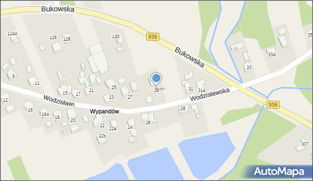 Syrynia, Wodzisławska, 29, mapa Syrynia