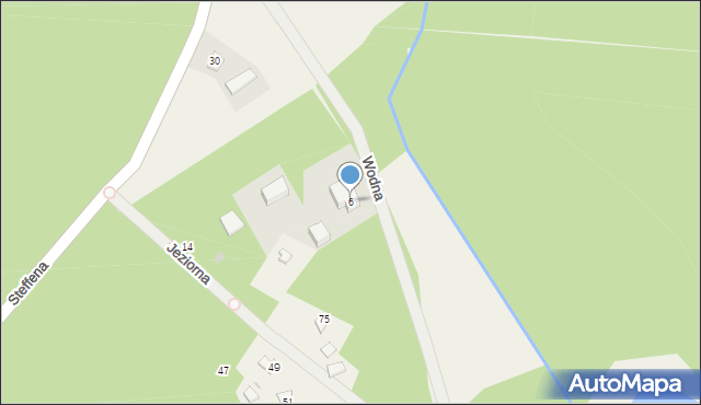 Sząbruk, Wodna, 6, mapa Sząbruk