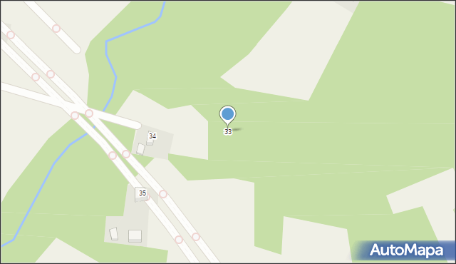 Szewna, Woźniakówka, 33, mapa Szewna