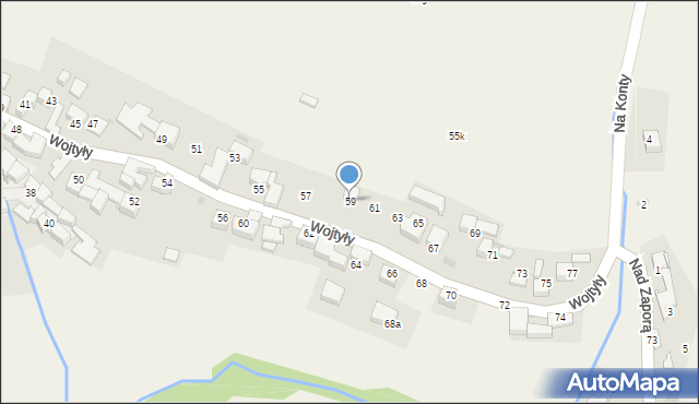 Szlembark, Wojtyły Karola, ks. kard., 59, mapa Szlembark