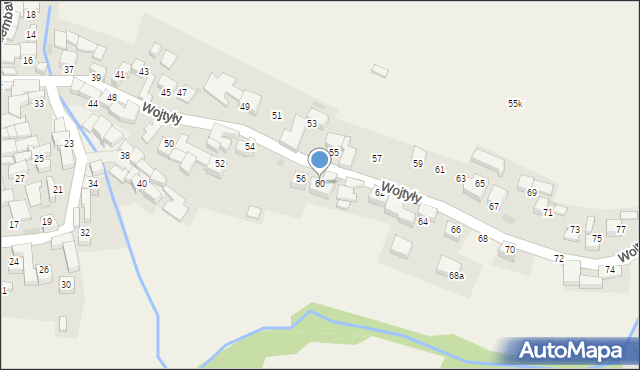 Szlembark, Wojtyły Karola, ks. kard., 60, mapa Szlembark