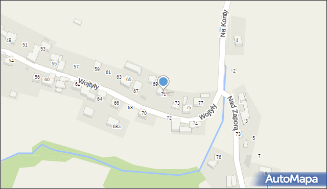 Szlembark, Wojtyły Karola, ks. kard., 71, mapa Szlembark