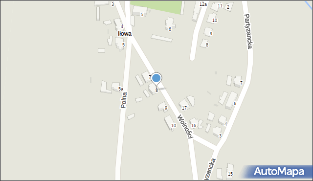 Szprotawa, Wolności, 8, mapa Szprotawa