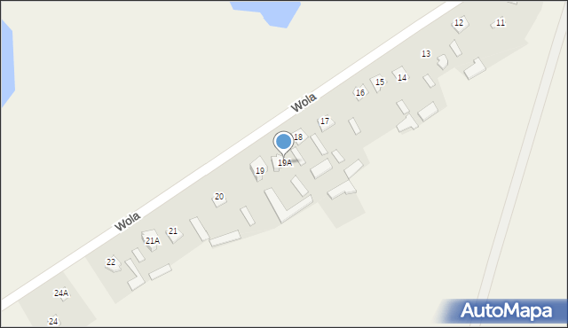 Tarnawatka, Wola, 19A, mapa Tarnawatka