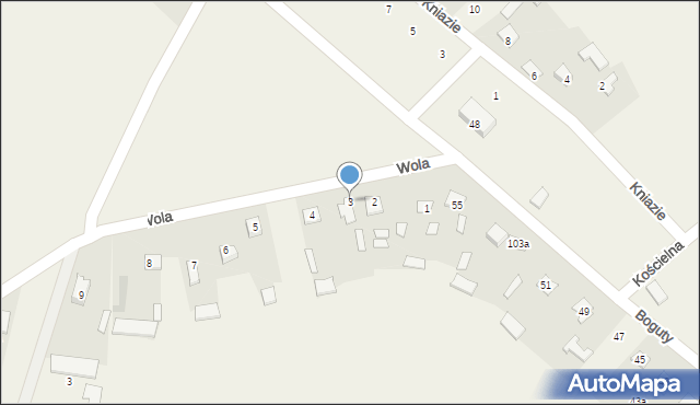 Tarnawatka, Wola, 3, mapa Tarnawatka