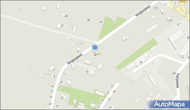 Tarnogród, Wójtostwo, 3a, mapa Tarnogród