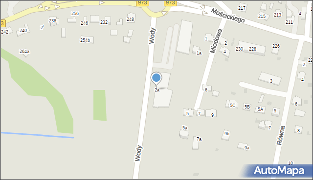 Tarnów, Wody Wiesława, 2a, mapa Tarnów