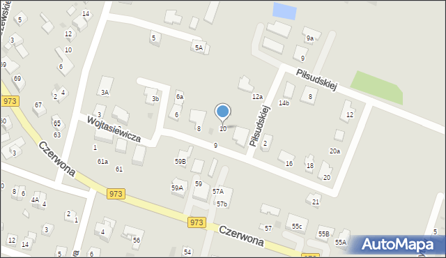 Tarnów, Wojtasiewicza Wawrzyńca, 10, mapa Tarnów