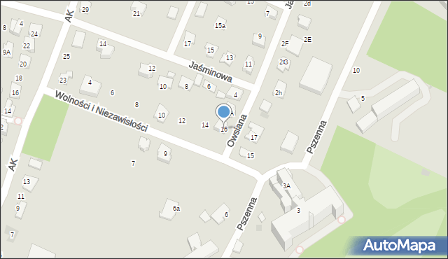 Tarnów, Wolności i Niezawisłości, 16, mapa Tarnów