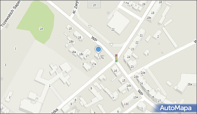 Tczew, Wojska Polskiego, 17c, mapa Tczew